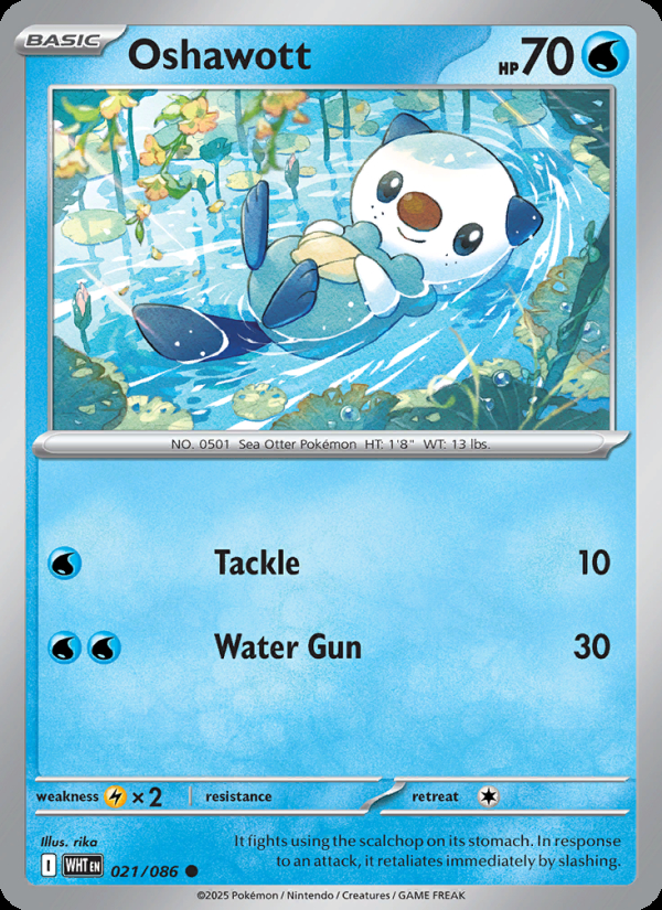 Oshawott - 021 - White Flare