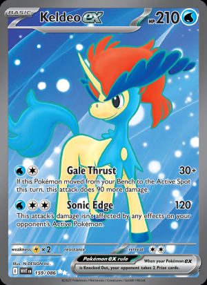 Keldeo ex - 159 - White Flare