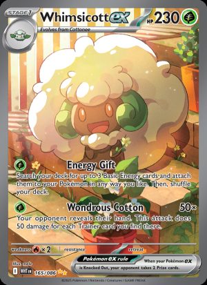 Whimsicott ex - 165 - White Flare