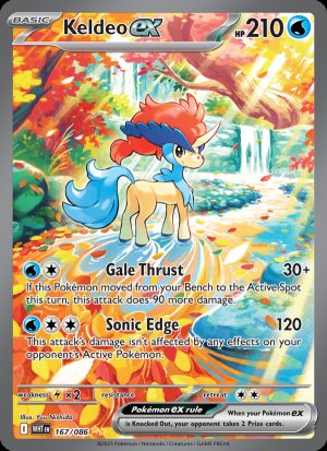 Keldeo ex - 167 - White Flare