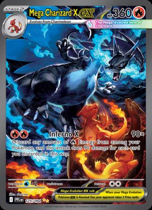 Mega Charizard X ex - 125 - Phantasmal Flames