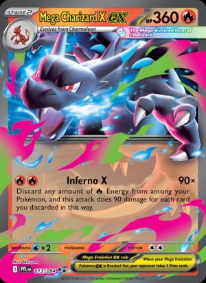 Mega Charizard X ex - 013 - Phantasmal Flames