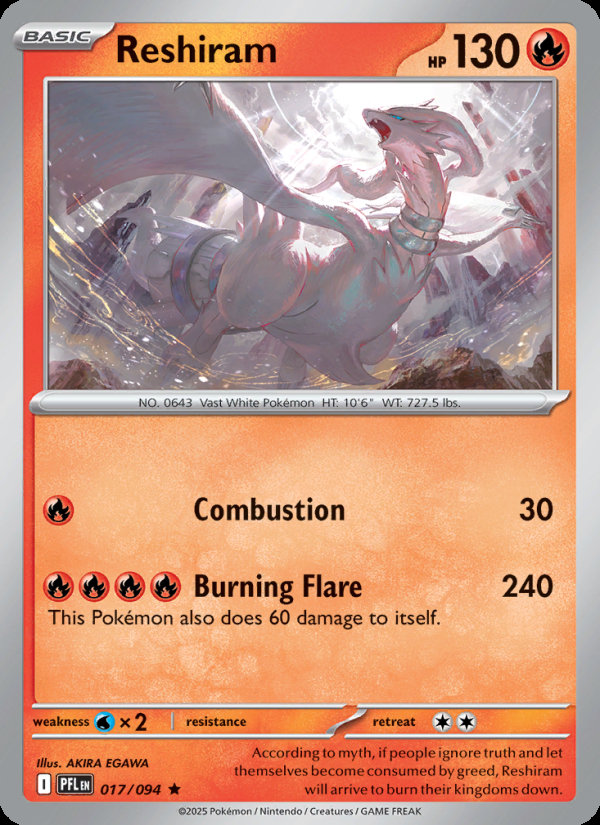 Reshiram - 017 - Phantasmal Flames